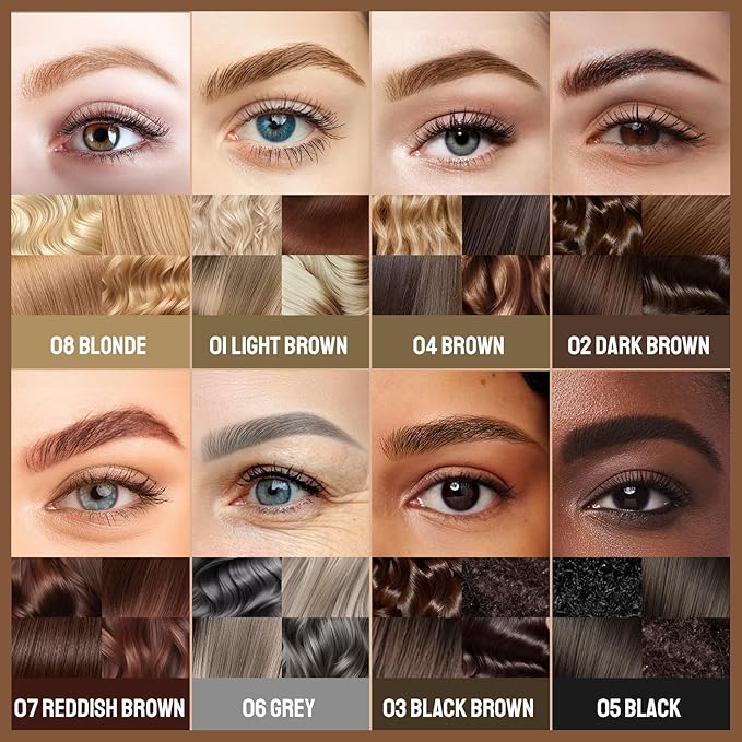 iMethod Eyebrow Pen - Eyebrow Pencil,2-in-1 Eyeliner Dual-Ended Brush-Tip Microblading 4d Eyebrow Pencils for women,Long Lasting Waterproof Hair-Like Brow Pencil,with Eyebrow Brush,Brown