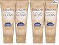 Jergens Natural Glow +Firming Self Tanner Body Lotion, Fair to Medium Skin Tone, Sunless Tanning Moisturizer with Collagen and Elastin. Helps to Visibly Reduce Cellulite, 7.5 Fl Oz (Pack of 4)