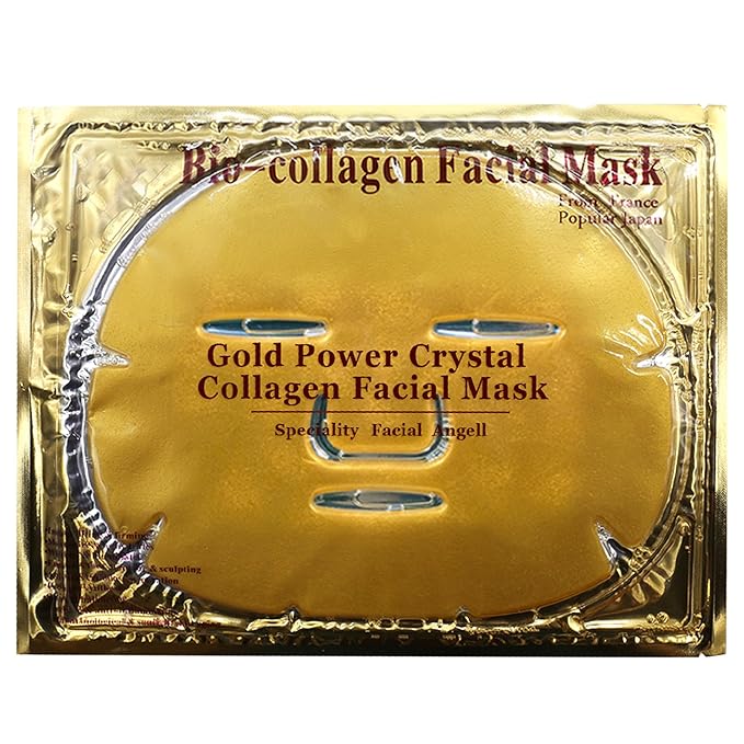 24k Gold Gel Facial Mask,SkinCare Facial Patch Collagen Face Mask for Moisturizing, Puffiness, Anti Wrinkle and Hydrateing Your Beautiful Face, 15PCS