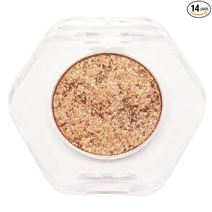 Bistopia，Pearlescent cream eyeshadow, shimmering, with a smooth texture that blends easily; a translucent metallic glitter eyeshadow that delivers a long-lasting, sparkling finish, 2g (#22)
