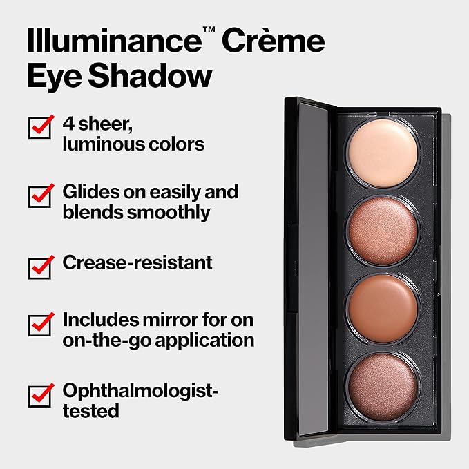 REVLON Illuminance Creme Shadow, 4 Shades, Skinlights - 1 set (Pack of 2)