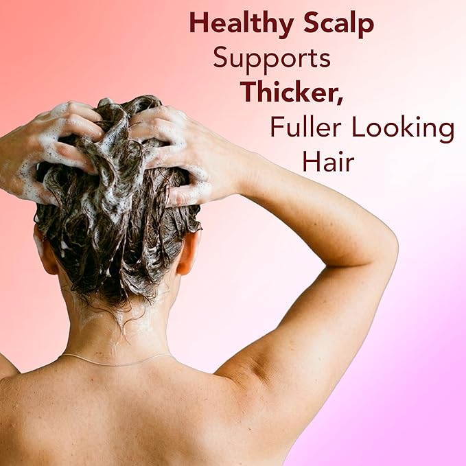 PURA D'OR Apple Cider Vinegar Thin2Thick Set (16oz x 2) ACV Shampoo & Conditioner, Clarifying - Biotin, Keratin, Caffeine, Castor Oil, Aloe - All Hair Types, Men & Women (Packaging may vary)