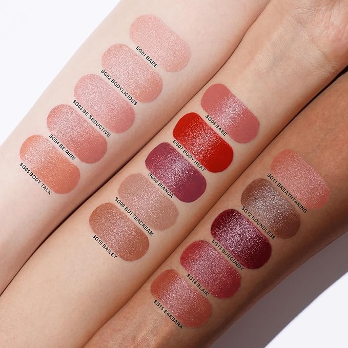Oulac Beige Lipstick for Women, Pale Nude Matte Lip Base, Full Coverage Lip Color, Satin Matte Finish, Cream Texture, Hydrating, Infused with Hyaluronic Acid, Vegan & Clean Beauty 4g SG01 Bare