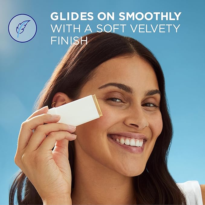 Coppertone Every Tone Invisible Finish Hydrating UV Defense Face Sunscreen Stick SPF 55 with Moisturizing Ceramides, Blends in Clear Sunscreen for All Skin Tones, 0.49 Oz Stick