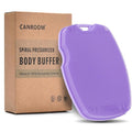 Canroom Silicone Body Scrubber - Anti Zinc Infused-Highly Elastic Bristles Exfoliating Body Scrubber for Shower Body,Cellulite Reduction,Blood Circulation - Purple