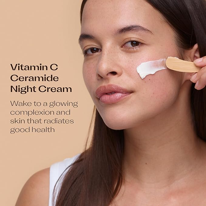 Trilogy Vitamin C Ceramide Night Cream, Illuminating & Firming, 2.0 fl oz