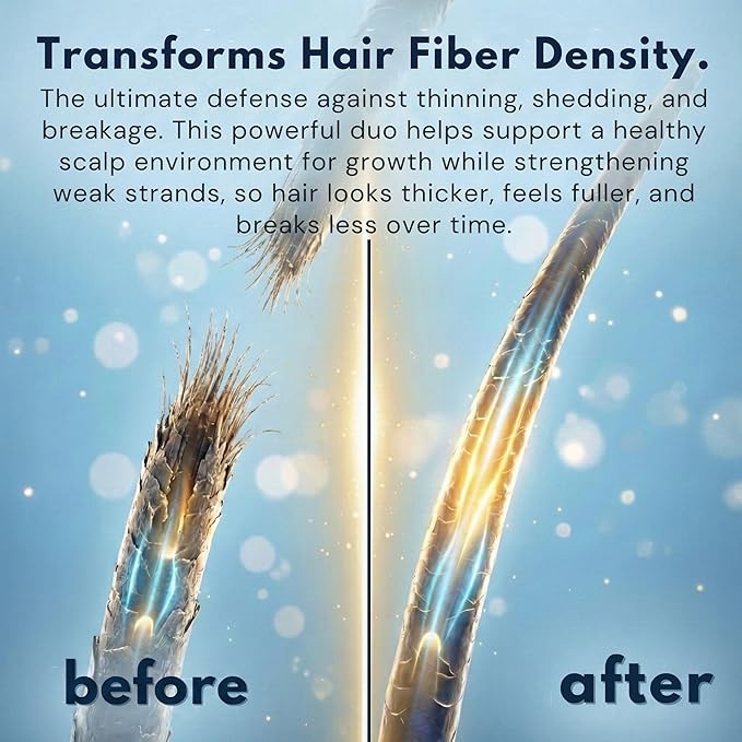 Biotin Shampoo and Conditioner for Thinning Hair Growth Thickening Shampoo for Hair Loss Treatment NATURAL Sulfate Free for Color Treated Hair Regrowth Treatment for Men Women