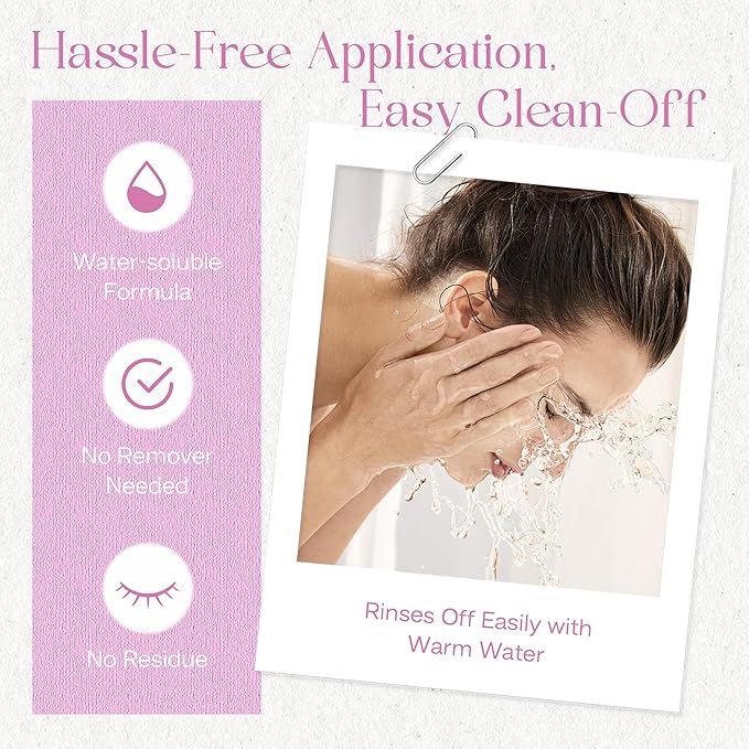 CALAILIS Lash Lift Glue Balm, Lash Lift Adhesive Strong Sticky for Perfect Eyelash Perm & Brow Lamination, Fruit Flavor Eyelash & Eyebrow Glue Balm (Peach, 5g)