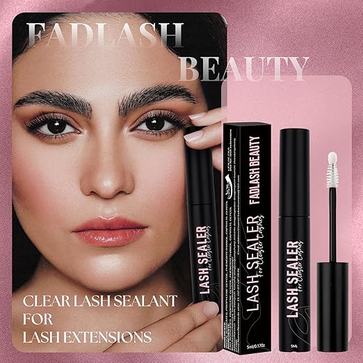 Lash Seal for Lash Clusters 5ml Portable DIY Lash Sealant for Extended Lash Adhesion Waterproof Overnight Lash Sealer with Long-Lasting Hold, Clear