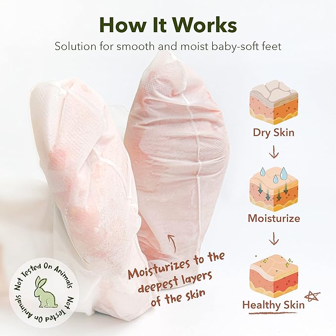 Purederm Shiny & Soft Foot Peeling Mask (9 Pack)