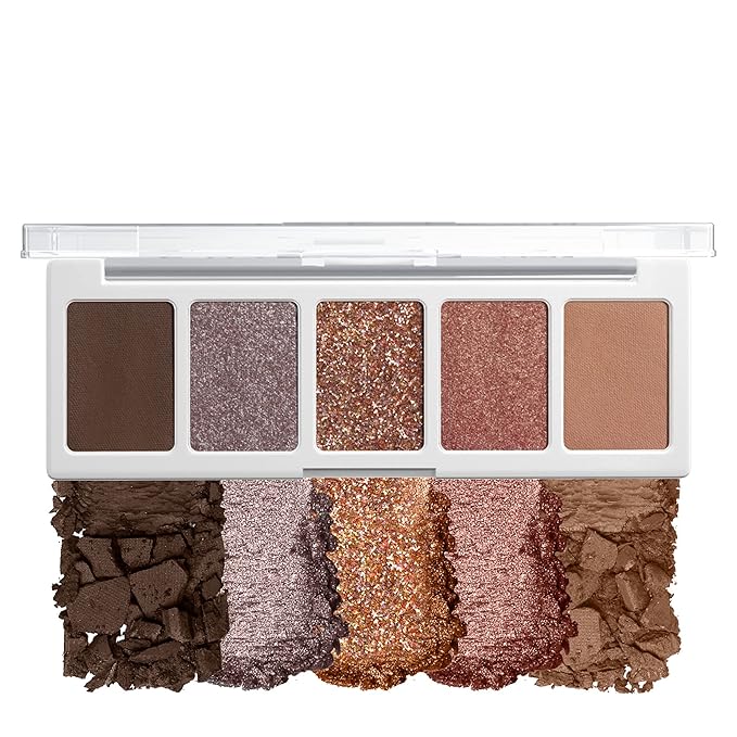 wet n wild Color Icon Eyeshadow Makeup 5 Pan Palette, Pink Camo-flaunt, Matte, Shimmer, Metallic, Long Wearing, Rich Buttery Pigment, Cruelty Free (Pack of 2)