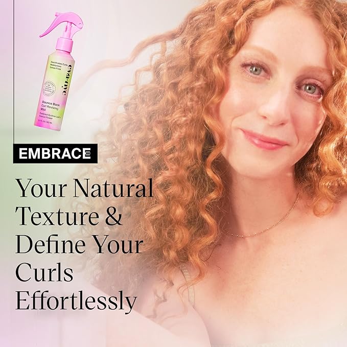 Eva NYC Lightweight Curl Reviving Mist - Anti-Frizz, Hydrate + Define Curls - Non-Sticky Dewy Spray to Revive Fallen Strands with Aloe Leaf + Cactus Flower - Sulfate Free - Melon Scent - 5 fl oz