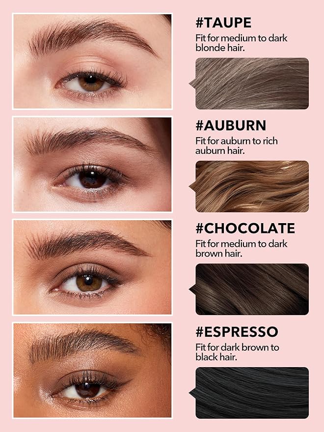 SHEGLAM Better Brows Long Lasting Eyebrow Pencil Dual, Waterproof-Auburn