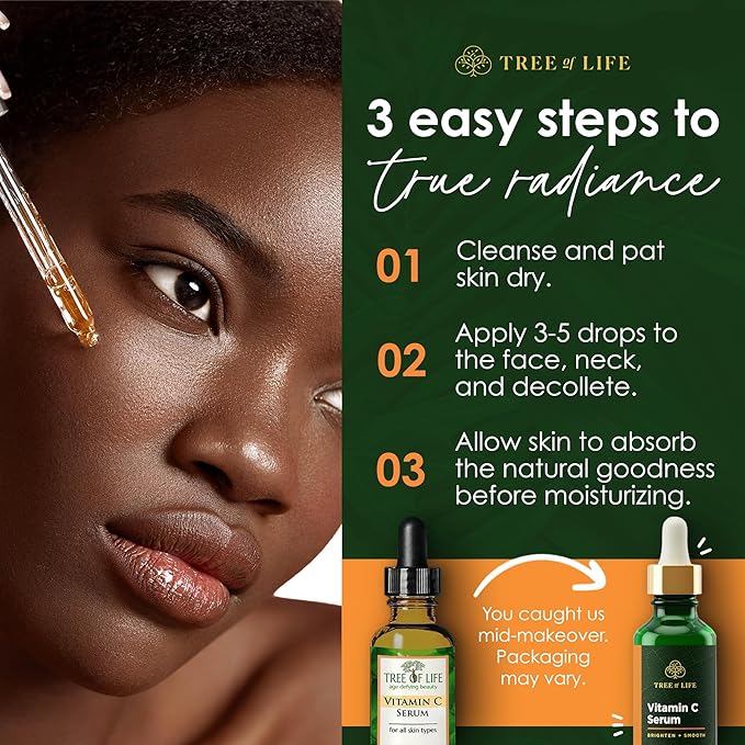 Skin Care Set, Brightening, Firming, Dry Face, Dermatologist Tested - Complete Hydration Trio, Vitamin C Serum, Niacinamide, Pro Collagen Peptide, 3 count of 1Fl oz
