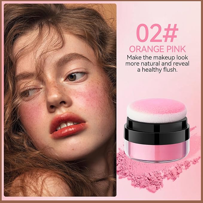 Erinde Natural Freckle Foundation Makeup Kit - Liquid Freckle Pen & Fake Freckles Stamp Air Cushion & Powder Cushion Blush, Long Lasting Waterproof Freckles Tattoo Marker for Natural Sunkissed Makeup