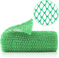 ZOCY African Net Sponge, Authentic Exfoliating Body Scrubber for Bath and Shower, Multiple Textures with Gentle Deep Exfoliating and Rich Lather for All Skins (Green)