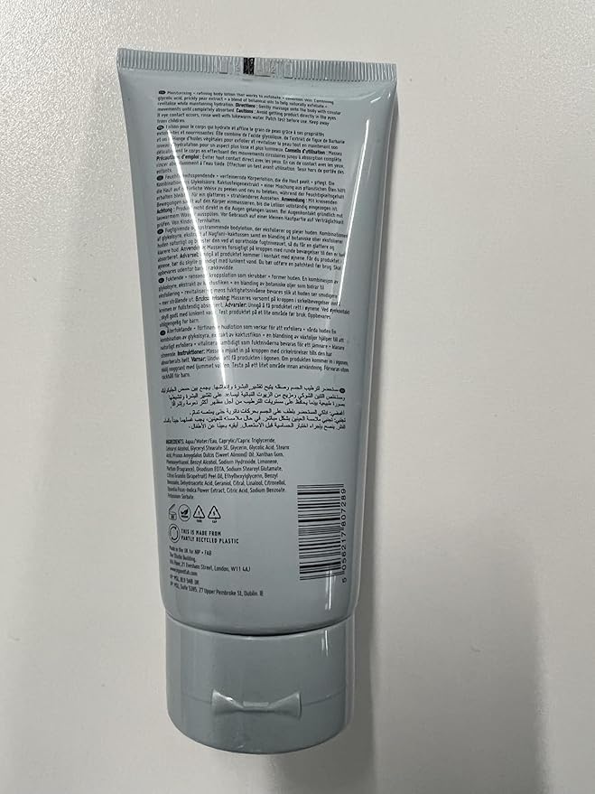 Nip + Fab Glycolic Fix Body Cream (6.7 fl oz) – Exfoliating AHA Body Moisturizer with Salicylic Acid – Resurfacing Lotion for Smooth Skin & Keratosis Pilaris