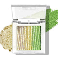 Half Magic Glitter Eyeshadow, Multi Glitter chameleon eyeshadow, 3 Color Gold-Yellow-Green Iridescent Holographic Cream Eye Shadow, #05