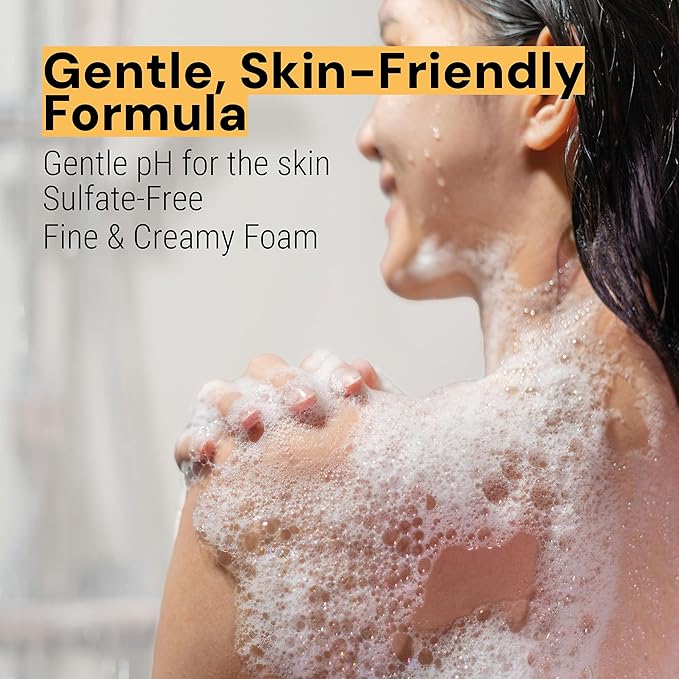 Panier des Sens - Honey Moisturizing Body Wash for Women & Men - Gentle Shower Gel - 96% Natural - Normal, Sensitive Skin - Body Care Made in France, SLS Free, Vegan - 6.8 floz