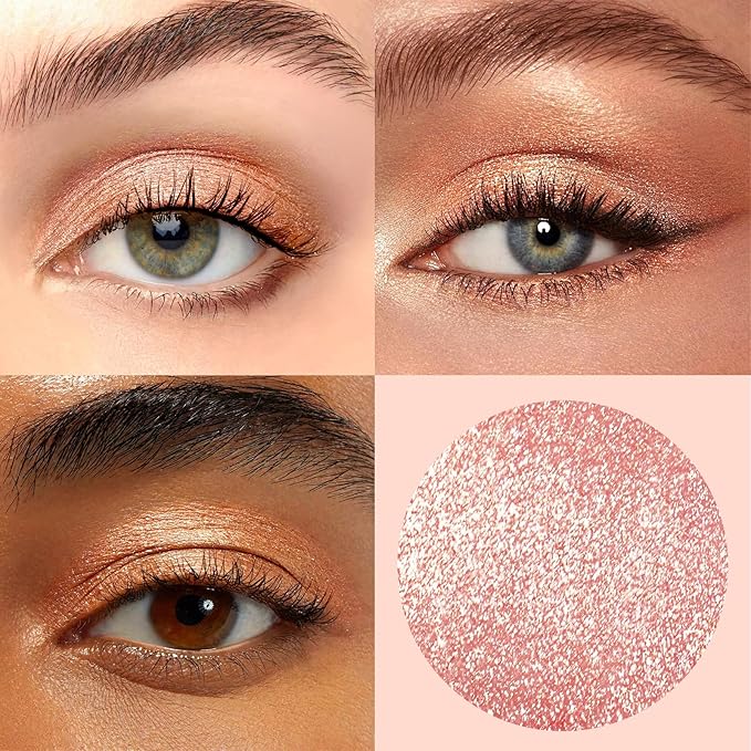 Shining Shimmer Glitter Liquid Eyeshadow Metallic Pigments Makeup Metals Gloss for Eyes Eyeliners Sparkling Eye Shadow Set Gift Shiny Pen Eyeliner Kit(A112)