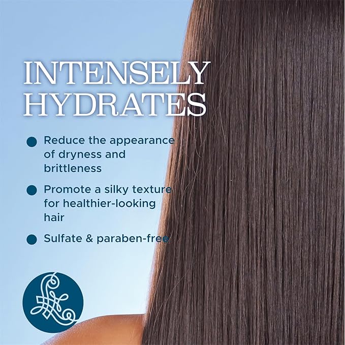 Luseta Hyaluronic Acid Moisturizing Shampoo for Dry and Damaged Hair, Sulfate Free Shampoo and Conditioner for Women Infused with Avocado Argan Oil and Shea Butter Paraben-Free 33.8oz