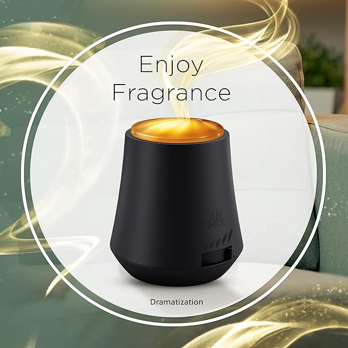 Air Wick Essential Mist Refill, 2 ct, Lush Honeysuckle & Raspberry, Essential Oils Diffuser, Air Freshener