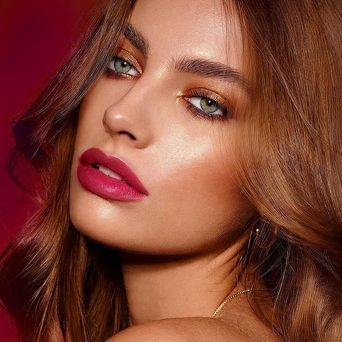 Depuplum Red Lipstick for Women Moisture Lip Gloss Tinted Lip Balm Sheer Lipsticks for Mother's Day Nourishing Hydrate Glossy Lipstick for Dry Lips,DM69 Ruby Red