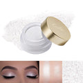 Oulac Shimmer White Cream Eyeshadow-Eye Primer| as Highlighter Waterproof & Long Lasting Blendable Glitter Eyeshadow Natural Color Eye Shadow for Women,Vegan 6g (01)