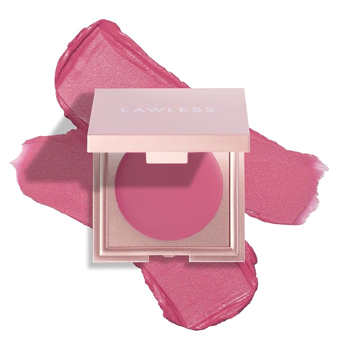 Lawless Pinch My Cheeks Soft-Blur Cream Blush - Duchess - Premium Blush with Natural Ingredients to Re-Energize and Protect the Skin While Imparting a Soft, Cloudy Finish - 0.18 oz