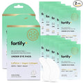 Fortify Skincare Under Eye Patches For Puffy Eyes and Dark Circles - Caffeine, Collagen & Zeolite - 3-in-1: Detox, Treat, Boost - Dermatologist Tested, Anti-Aging, Anti wrinkle Patches- 10 Pairs
