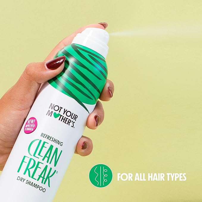 Not Your Mother's Clean Freak Original Dry Shampoo (3-Pack) - 4.4 oz Each - Instant Oil Absorption for Soft, Clean Hair - Fresh Citrus - Body Building Hair Refresh Between Washes