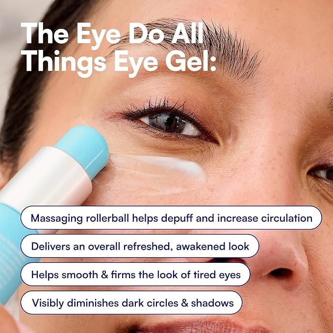 Bliss Eye Do All Things Hydrating Eye Gel Depuff & Brighten Straight-from-the-Spa Paraben Free, Cruelty Free 0.7 fl oz
