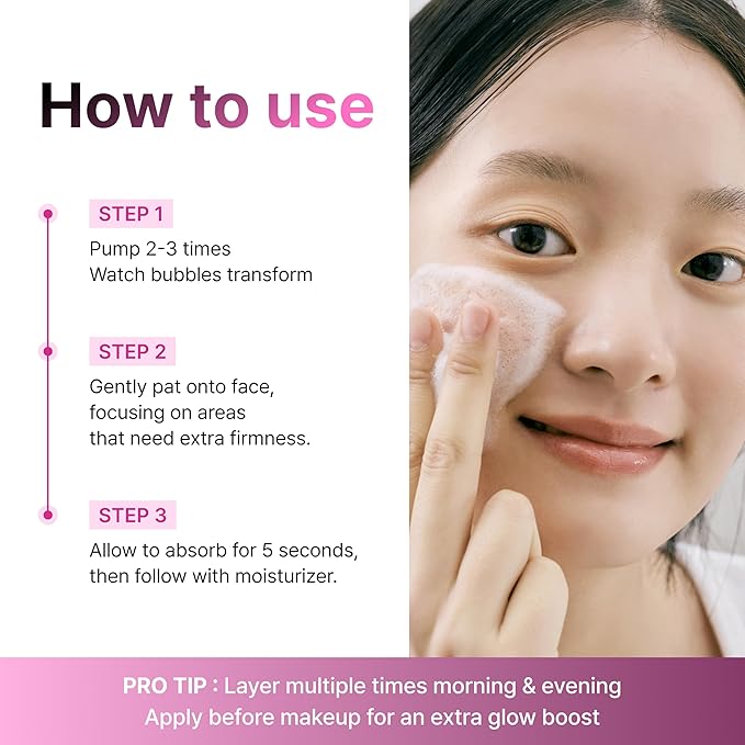 [PODL] Collagen Bubble Serum for Skin Elasticity Radiance Glow | Firming Hydrating Exfoliating Fast Absorbing Serum | K-Chestnut Collagen Niacinamide | No Fragrance 3.88 fl oz Korean Skincare