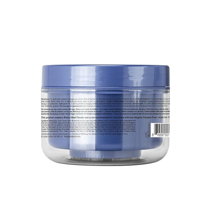 Hempz Triple Moisture, Grapefruit and Peach Scented, Sugar Body Scrub, 7.3 oz
