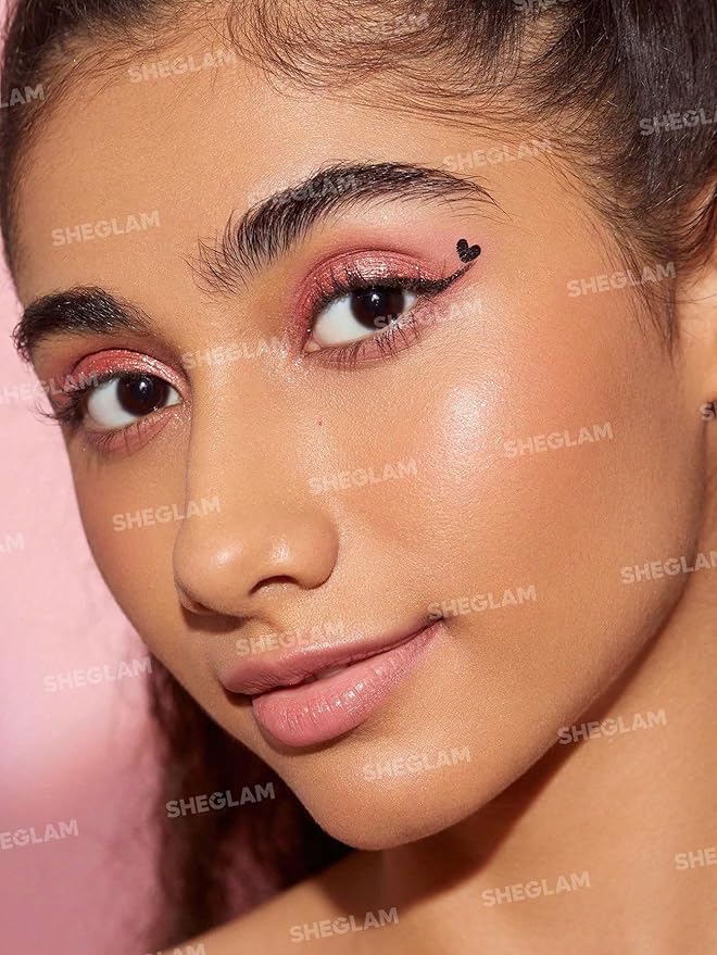 SHEGLAM Heart Eyes 2-In-1 Stamp Eyeliner Waterproof Liquid Eyeliner Seal in Heart Shape Smudge-Proof Long Lasting