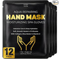 Hand Mask – Moisturizing Gloves for Dry Cracked Hands – 15-Minute or Overnight Treatment, Collagen Hand Masks, Hand Moisturizer Cotton Gloves for Sleeping Alternative, Repairing Treatment for Women