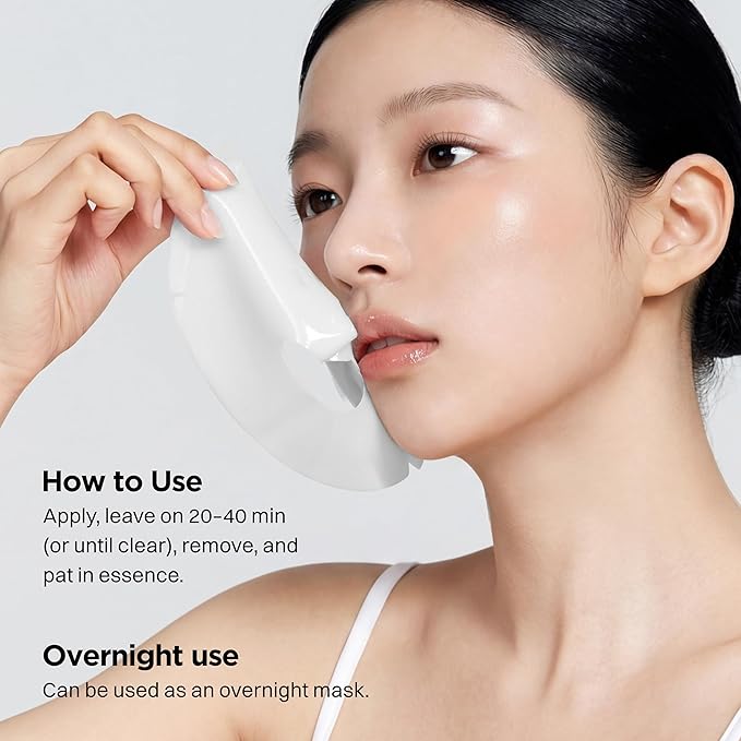 DERMAL Hydrogel Melting Mask Variety Pack 4 Sheets - Korean Overnight Face Mask Set with Collagen, Hyaluronic, PDRN, Vitamin - Glass Skin Jelly Gel for All Skin Concerns - K-Beauty Ritual