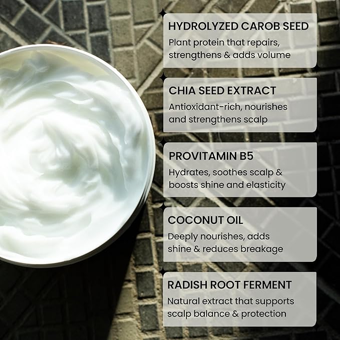 Kallos Plex Bond Builder Hair Mask with Plant Protein and Peptide Complex 275 ml – 9.29 Fl Oz