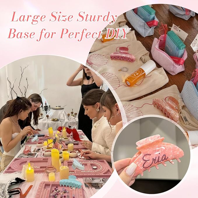 16 Pack Hair Claw Clips for Women - Large Non-Slip Acrylic Hair Claws for Thick Thin Hair, Cute Hair Barrettes Elegant & Durable, Fashion Hair Accessories Stylish Jaw Clips for Girls DIY Gift