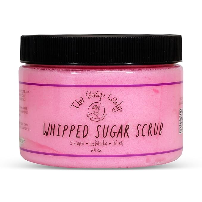 The Soap Lady Whipped Sugar Scrub - Raspberry Sugar - 9.5oz