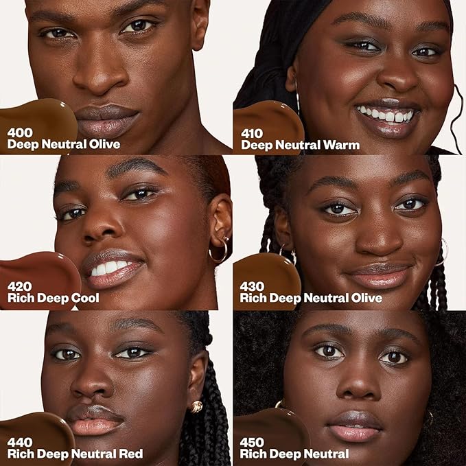 Kosas Revealer Liquid Foundation SPF 25 – Medium Buildable Coverage, Hydrating Natural Glow Finish, Rich Deep Cool 420