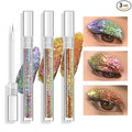 Multichrome Liquid Eyeshadow Set,3 Colors Multi-Dimensional Eye Liner Makeup,High Pigment Waterproof Metallic Eye Shadow,Ultre Fine Tip Glitter Eyeshadow (A07+A08+A09)