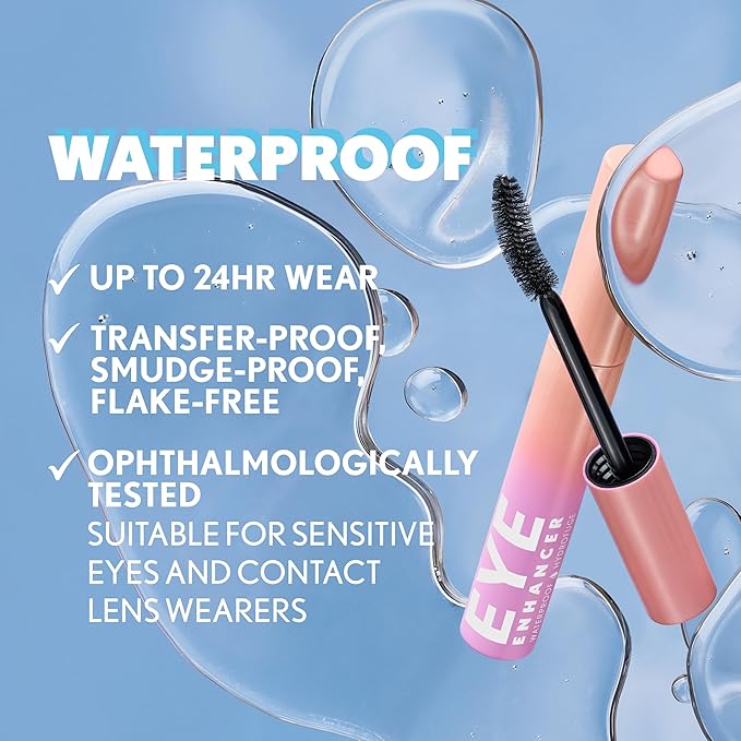 COVERGIRL Eye Enhancer 3D Waterproof Mascara, Volumizing, Smudge-Proof – 835 Dark Chocolate