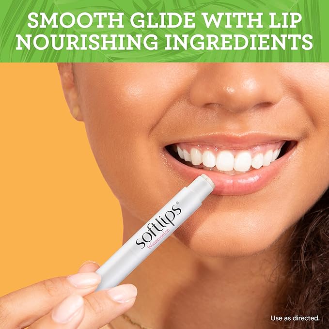Softlips Daily Lip Moisturizer For Very Dry Lips, Tropical Flavored Lip Balms, Hydrates, Soothes & Prevents Dry, Chapped Lips, Smooth Glide Formula, Dermatologist Tested, Pack of 6 Chap Sticks