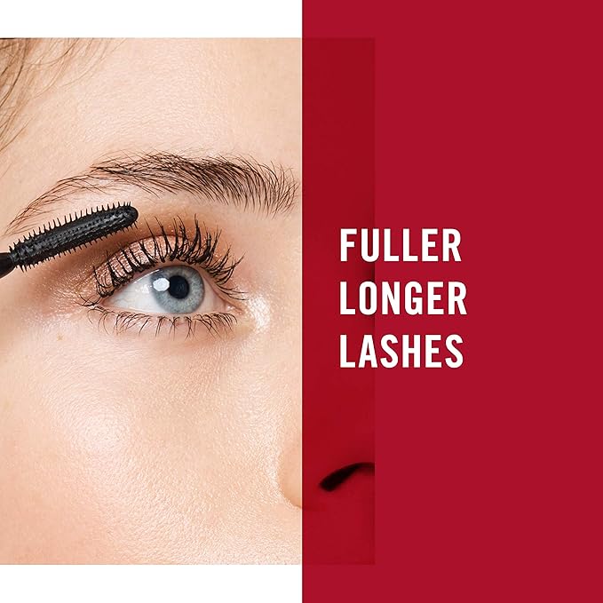 Rimmel London Wonder'Luxe Volume Mascara, Long-Wearing, Volumizing, Smudge-Proof, 001, Black, 0.08oz