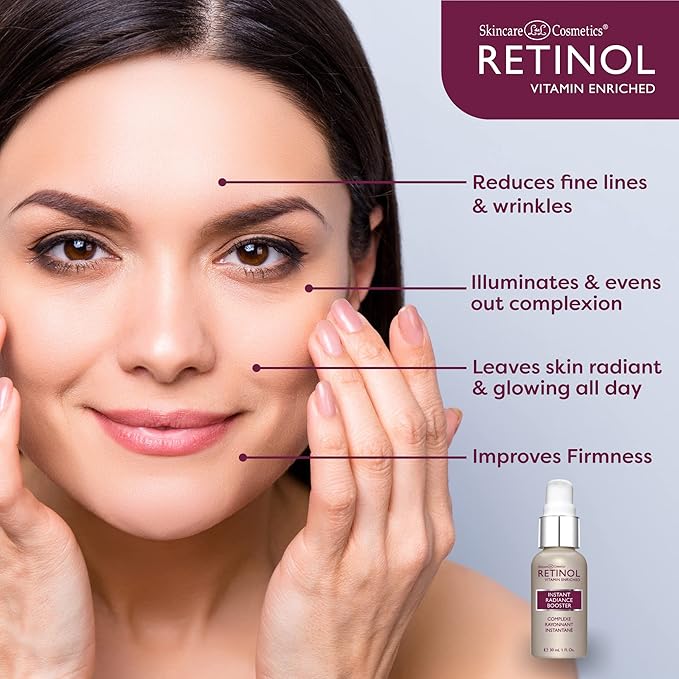 LIVAURA Retinol Instant Radiance Booster – The Original Retinol Glow Primer – A Burst of Anti-Aging Hydration Adds Luminosity & Skin-Smoothing Benefits of Vitamin A – Peptides Improve Firmness & Tone