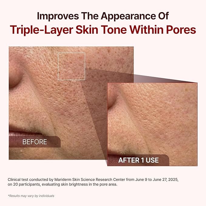 P.CALM Red Rice Bubble Deep Mask | Uneven Tone & Brightening Care, Carbonated Water & Red Rice Ferment for Smooth, Clean Skin, Clay Wash-Off Pack | Korean Skincare, 90g / 3.17 oz