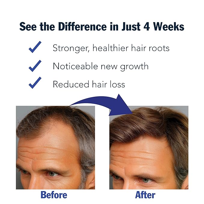 Redensyl Hair Growth Serum Roll On – 3% Rosemary, 3% Redensyl, DHT-Blocking Scalp Serum for Thicker, Fuller Hair – For Women & Men (30 ml)
