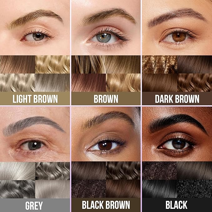 Vevivia Beauty Eyebrow Pen - Eyebrow Pencils for Women with 4D Micro Brush-Tip for Natural Hair-Like Strokes, Long Lasting Fluffy Brows, Waterproof, Light Brown