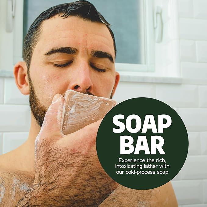 Dr. Squatch Natural Men’s Bar Soap - Cold Process Body Soap Bar with Natural Oils - Gifts for Men - Cool Fresh Aloe, Summer Citrus, Pine Tar, Maverick Musk & Alpine Sage (5 oz, 5-Pack)
